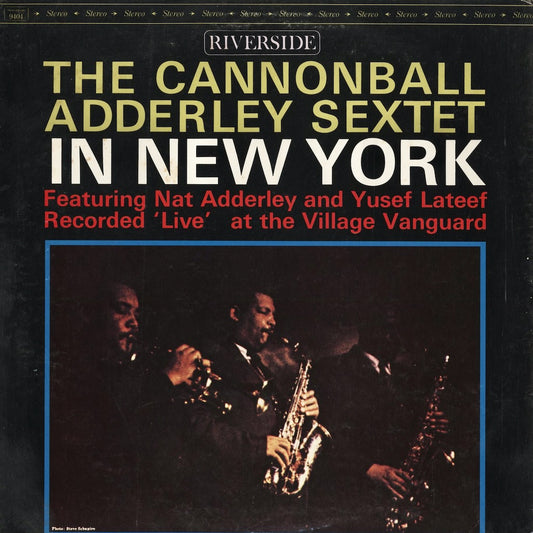 Cannonball Adderley - In New York (SMJ-6108) 1975 JPN Riverside - Victor｜中古LP