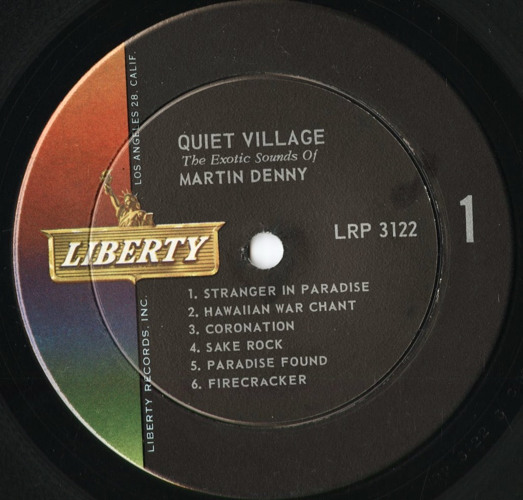 Martin Denny - Quiet Village (LRP 3122) 1960 US Liberty MONO｜中古LP