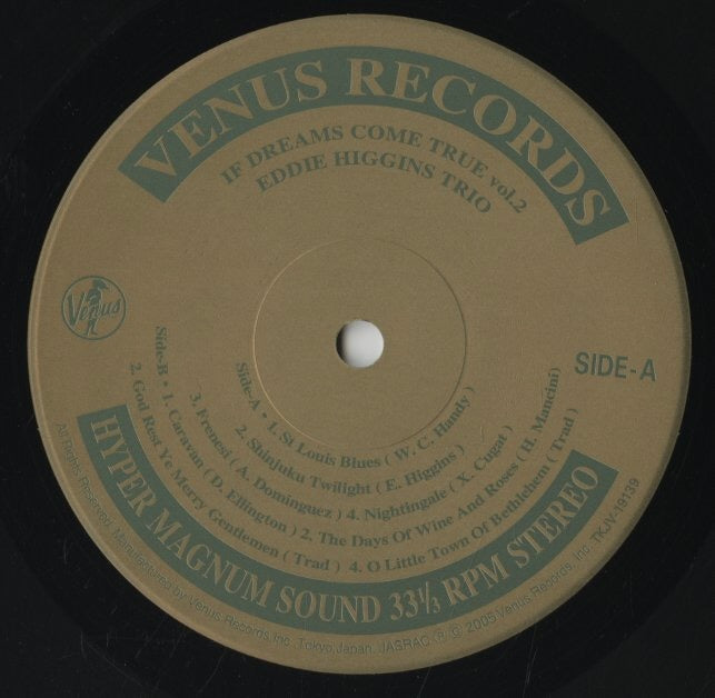 Eddie Higgins / エディ・ヒギンズ / If Dreams Come True Vol.2 (TKJV-19139)