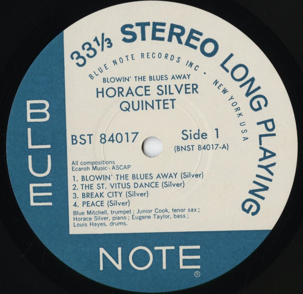 Horace Silver - Blowin' The Blues Away (BST-84017) 1983 JPN Blue Note｜中古LP