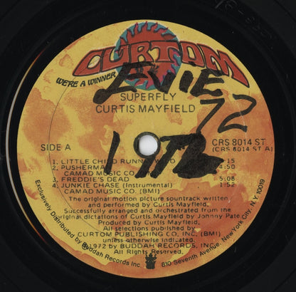 Curtis Mayfield / カーティス・メイフィールド / Superfly (CRS-8014-ST)