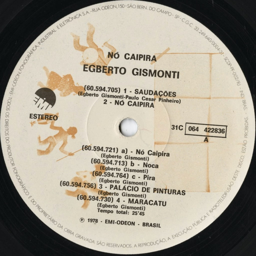 Egberto Gismonti / エグベルト・ジスモンチ / Nó Caipira (31C 064