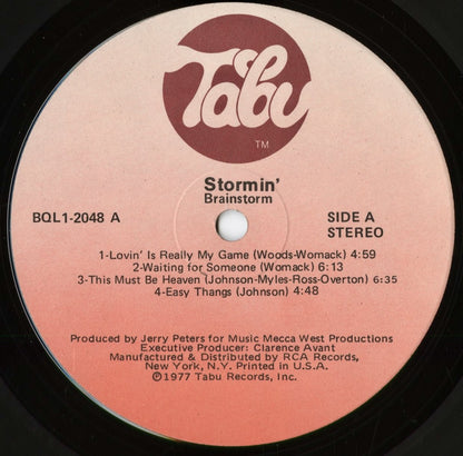 Brainstorm – Stormin' (BQL1-2048) 1977 US Tabu | 中古LP