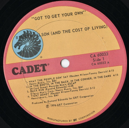 Reuben Wilson - Got To Get Your Own (CA 60033) LP 1975 US Cadet｜中古LP