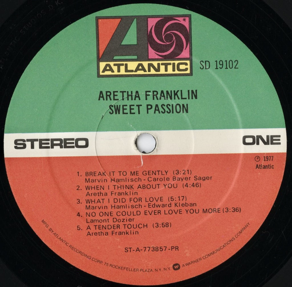 Aretha Franklin / アレサ・フランクリン / Sweet Passion (SD19102)