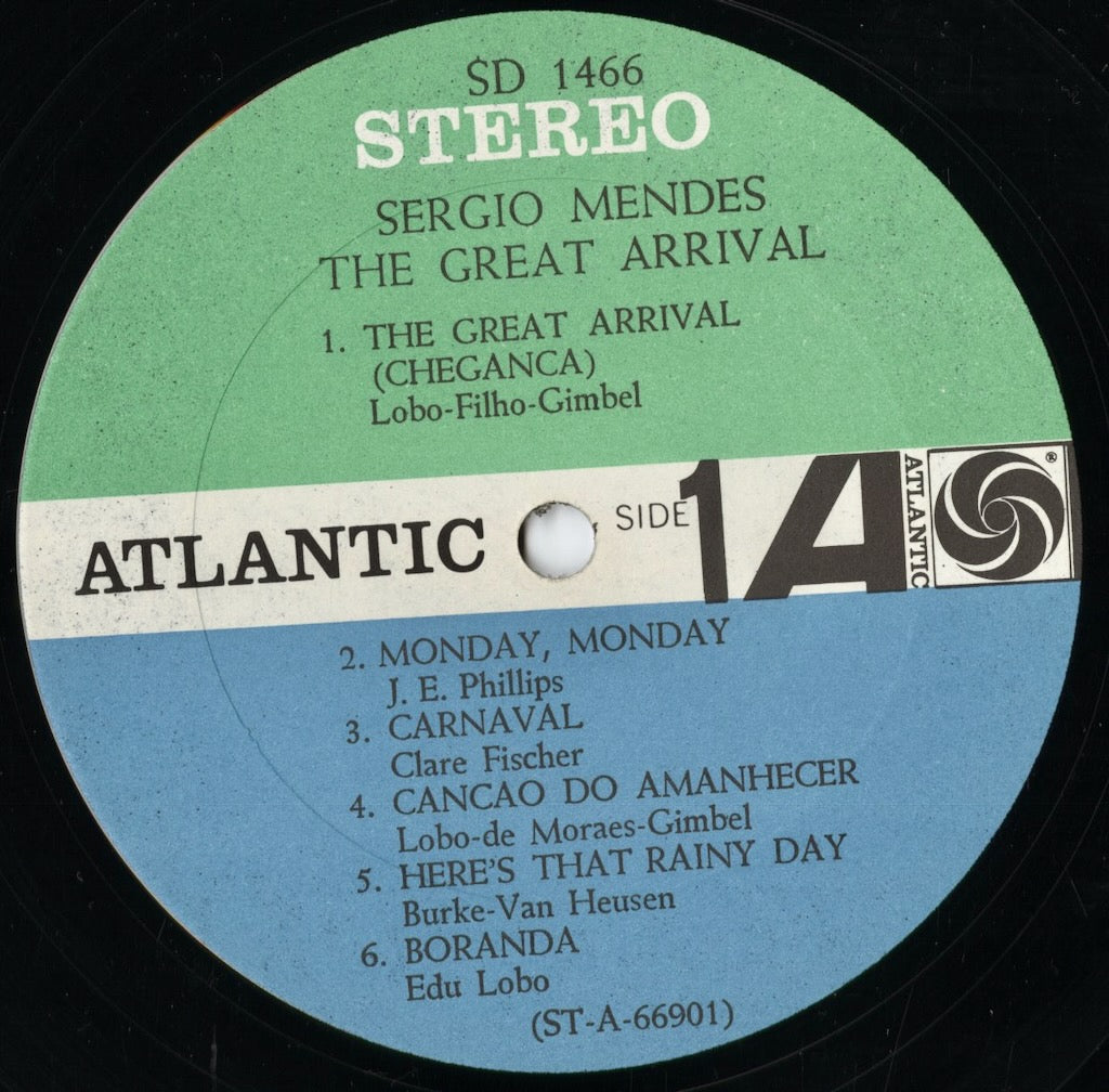 Sergio Mendes – The Great Arrival (SD 1466) 1966 US Atlantic STEREO | 中古LP