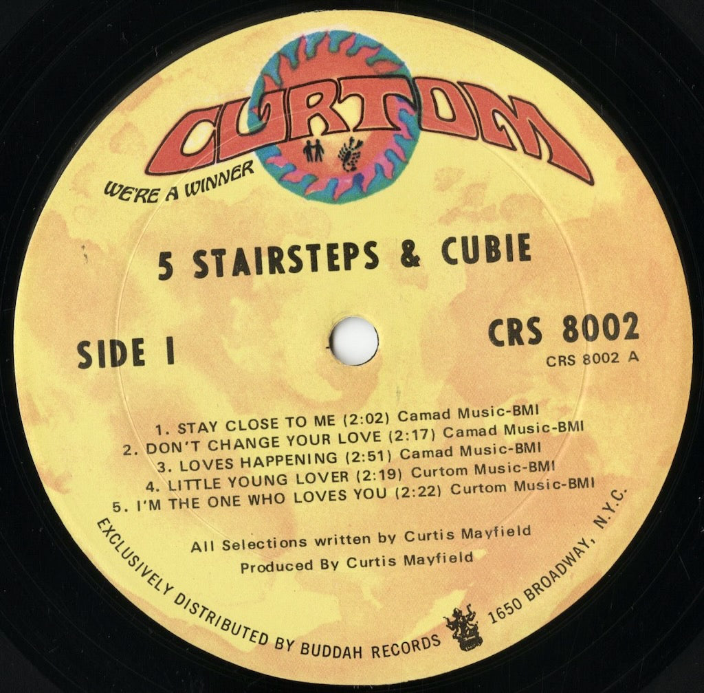 5 Stairsteps & Cubie - Love's Happening (CRS 8002) LP 1969 US Curtom｜中古LP