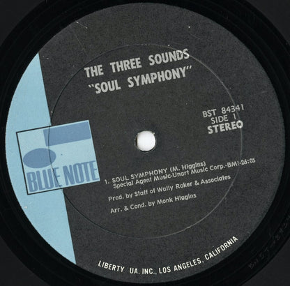 The Three Sounds / スリー・サウンズ / Soul Symphony (BST-84341) US BLUENOTE LIBERTY 青黒Lbl.