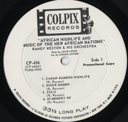 Randy Weston - Music From The New African Nations Featuring The Highlife (CP 456) LP 1963 US Colpix｜中古LP
