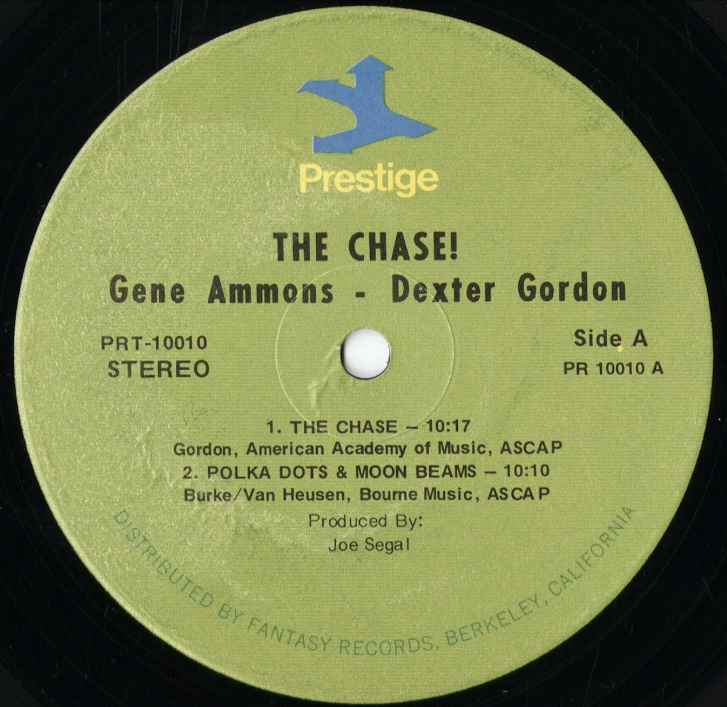 Gene Ammons & Dexter Gordon - The Chase! (PRT-10010) 1972 US Prestige｜中古LP