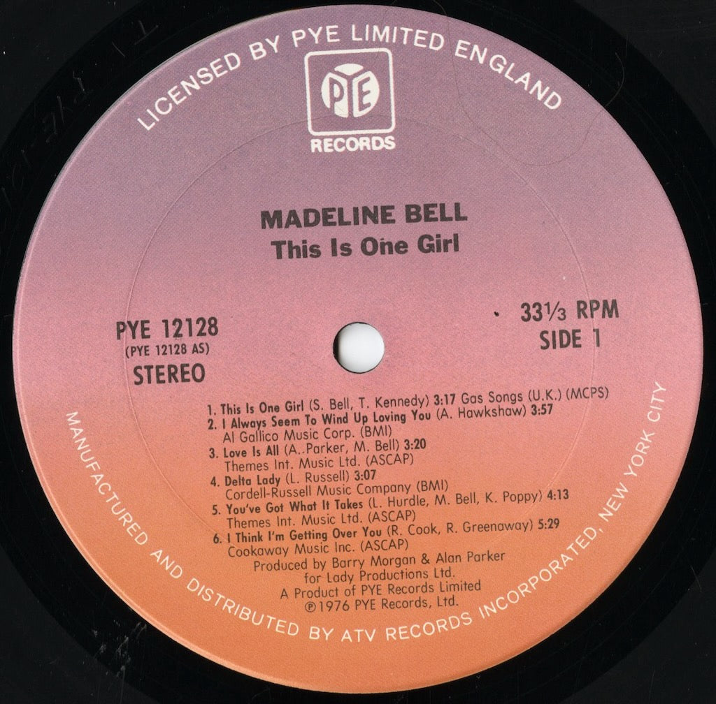 Madeline Bell / マデリン・ベル / This Is One Girl (PYE 12128)