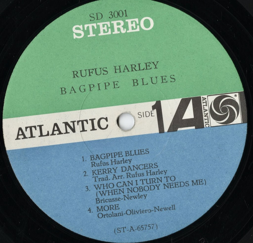 Rufus Harley - Bagpipe Blues (SD 3001) LP 1965 US Atlantic｜中古LP