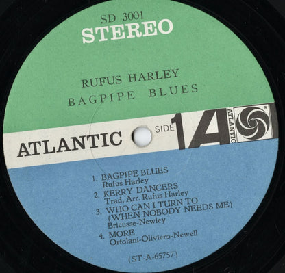 Rufus Harley - Bagpipe Blues (SD 3001) LP 1965 US Atlantic｜中古LP