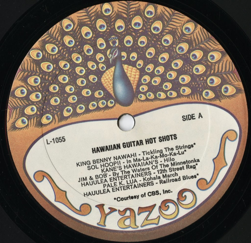 V.A. - Hawaiian Guitar Hot Shots (L-1055) LP 1970's US Yazoo｜中古LP