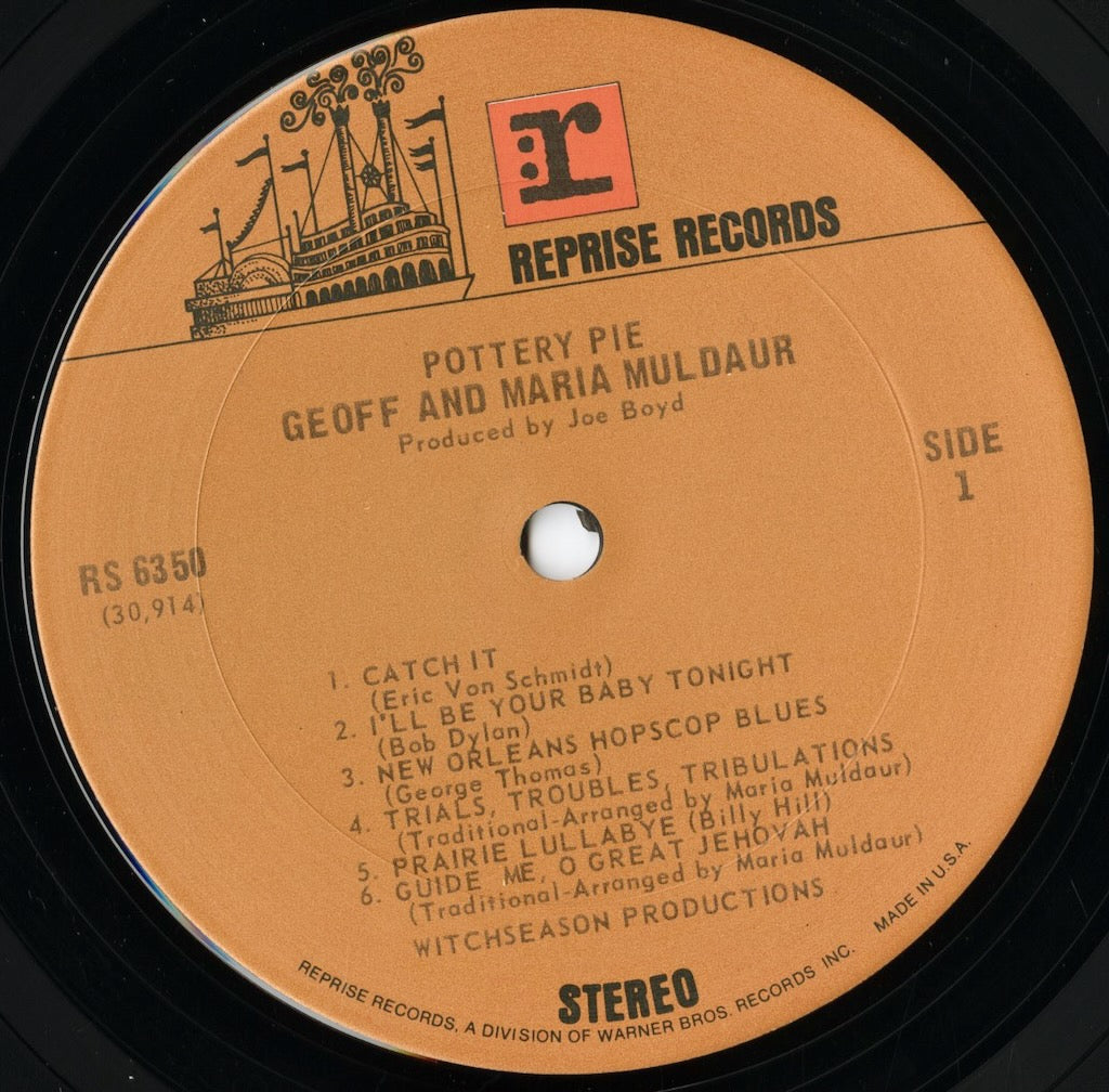 Geoff & Maria Muldaur / ジェフ・アンド・マリア・マルダー / Pottery Pie (RS 6350)