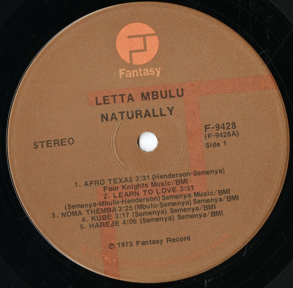Letta Mbulu / レッタ・ンブル / Naturally (F9428)