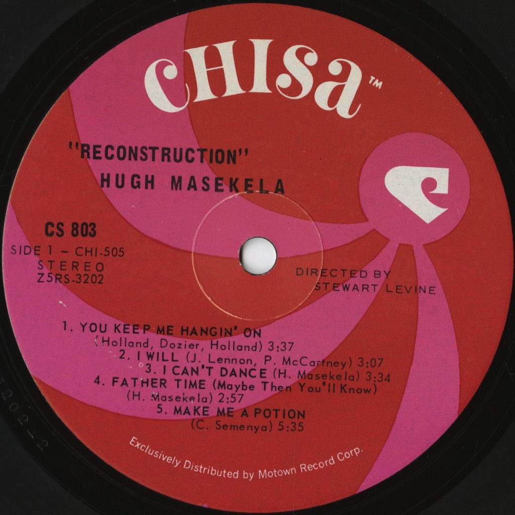 Hugh Masekela / ヒュー・マセケラ / Reconstruction (CS 803)