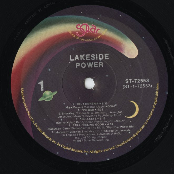 Lakeside - Power LP 1987 US Relationship ファンク – VOXMUSIC WEBSHOP