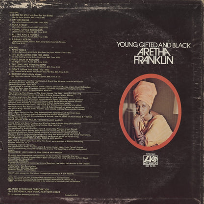 Aretha Franklin / アレサ・フランクリン / Young Gifted And Black (SD 7213)