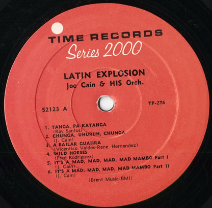 Joe Cain & His Orchestra - Latin Explosion (52123) 1964 US TIME｜中古LP