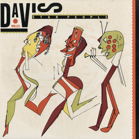 Miles Davis - Star People (25AP 2530) 1983 JPN CBS/Sony｜中古LP