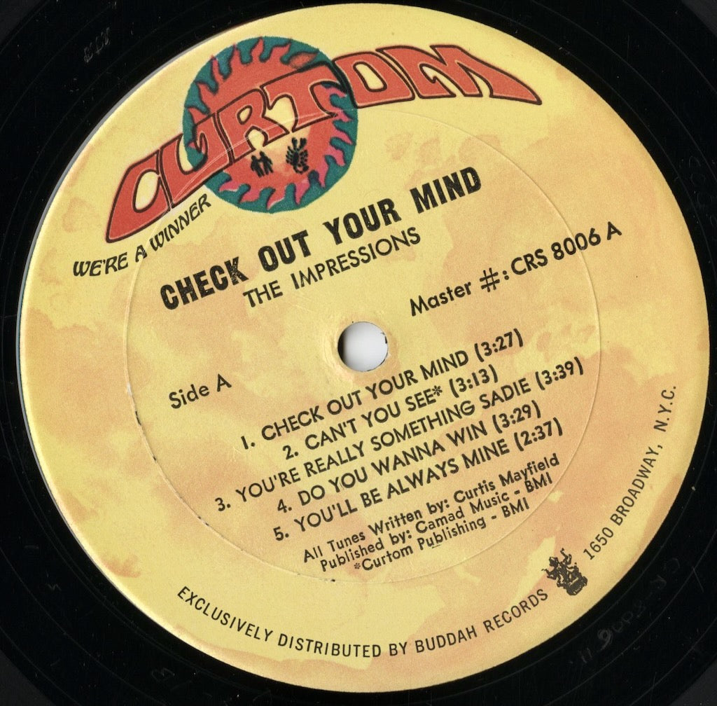 The Impressions / インプレッションズ / Check Out Your Mind! (CRS 8006)
