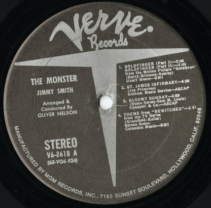 Jimmy Smith - The Monster (V6 8618) LP 1970's US Verve｜中古LP