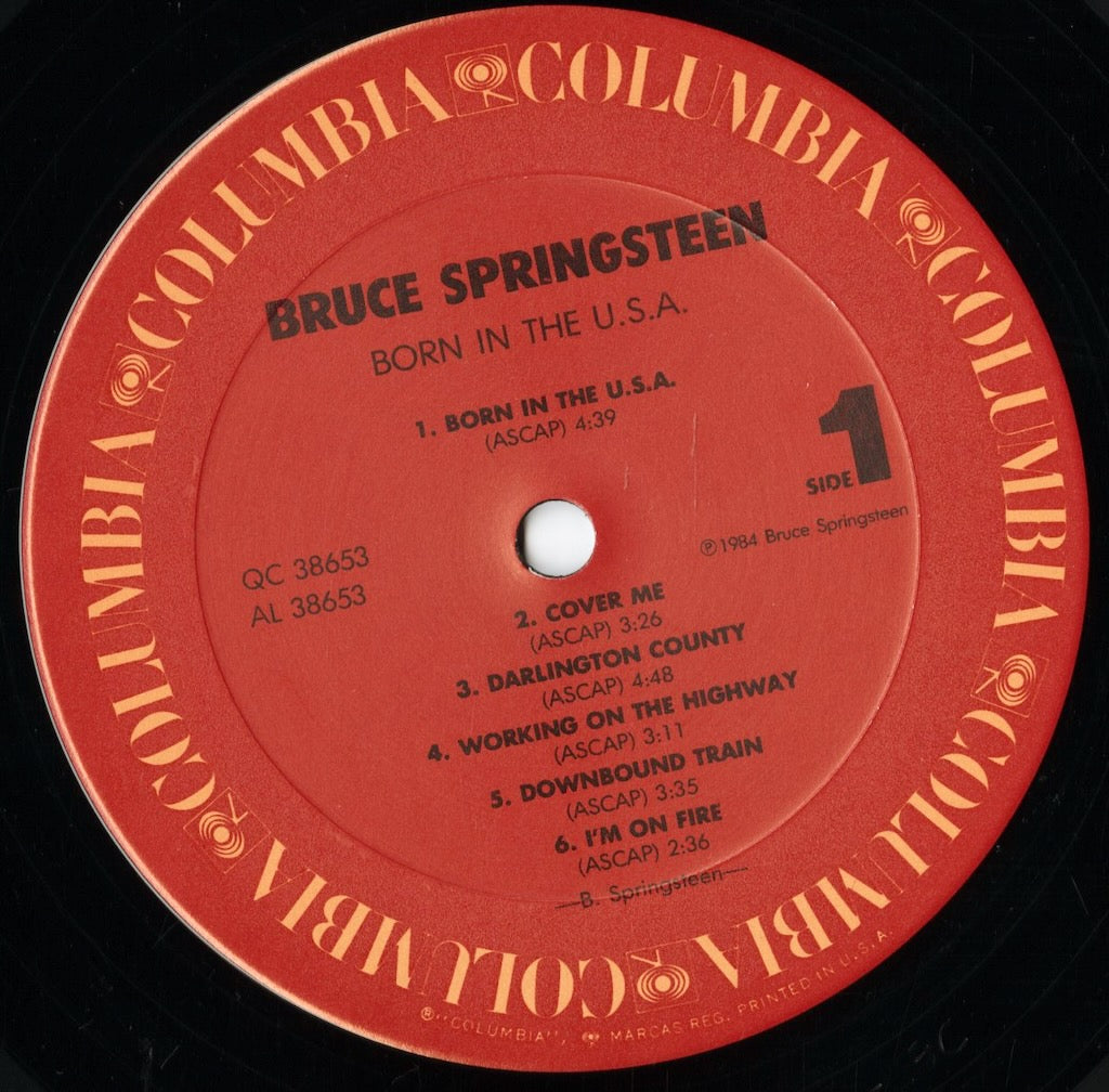 Bruce Springsteen / Born In The U.S.A.（Columbia QC 38653｜1984