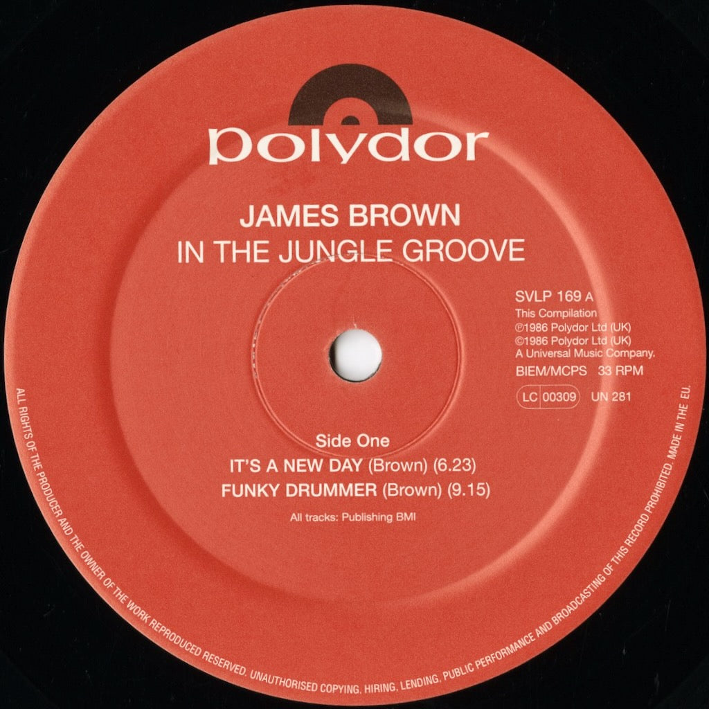 James Brown / ジェイムス・ブラウン / In The Jungle Groove (SVLP 169)