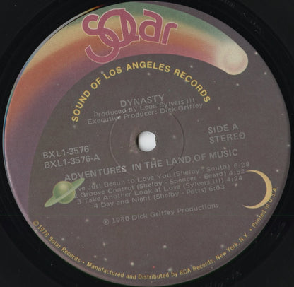 Dynasty - Adventures In The Land Of Music (BXL1-3576) 1980 US Solar｜中古LP