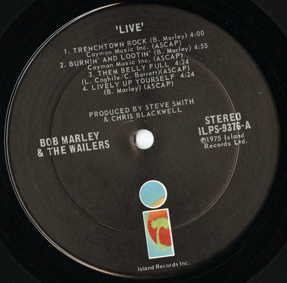 Bob Marley & The Wailers / ボブ・マーリー & ザ・ウェイラーズ / Live! (ILPS 9376)