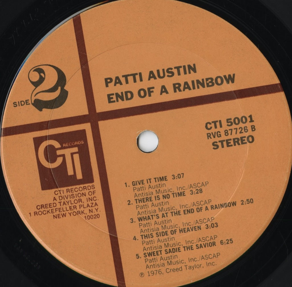 Patti Austin - End Of A Rainbow (CTI 5001) 1976 US CTI｜中古LP
