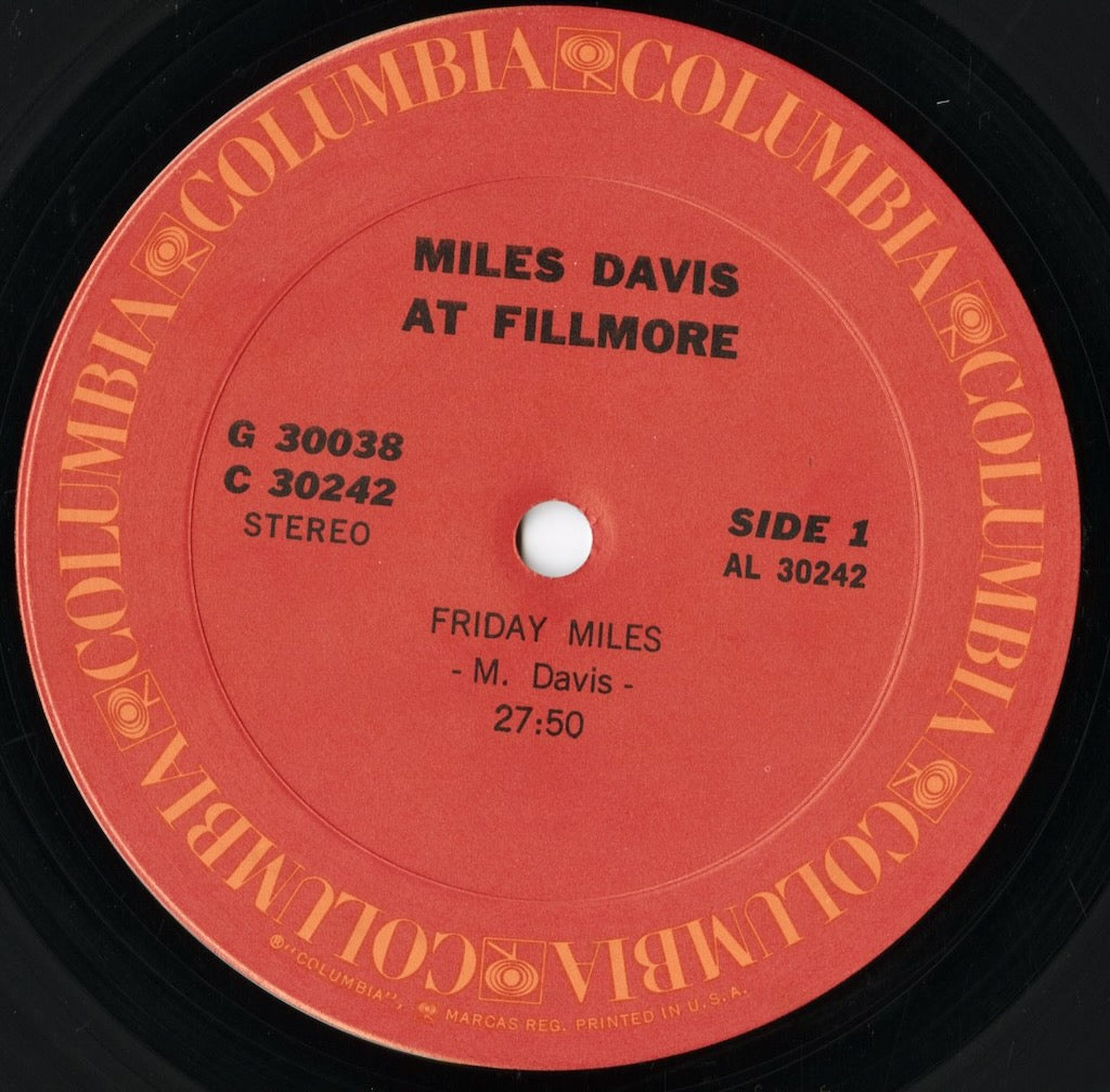Miles Davis / マイルス・デイヴィス / At Fillmore (G 30038)
