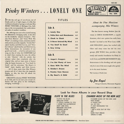 Pinky Winters / ピンキー・ウィンターズ / Lonely One (FSR-680)