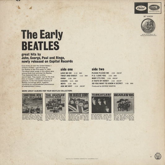 The Beatles / ビートルズ / The Early Beatles (ST 2309) US盤