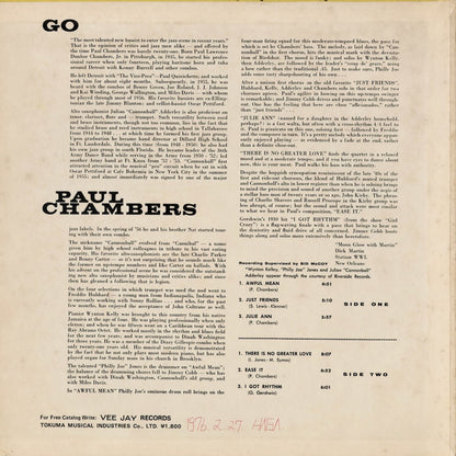 Paul Chambers - Go (JC-7) 1975 JPN Vee-Jay｜中古LP