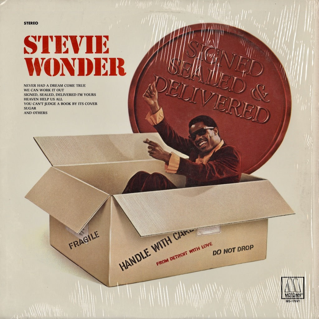 Stevie Wonder Signed Sealed & Delivered M5-176V1 LP 1981 US Motown