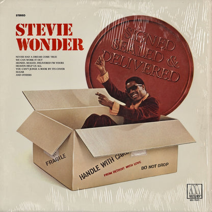 Stevie Wonder Signed Sealed & Delivered M5-176V1 LP 1981 US Motown