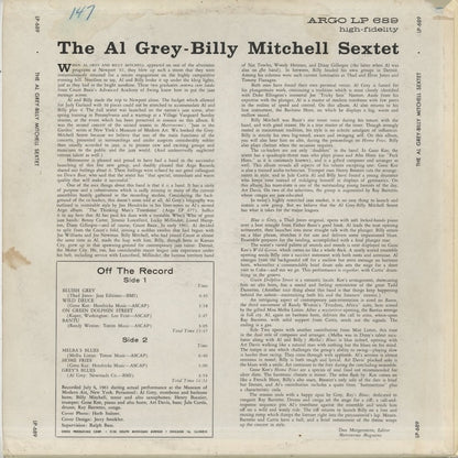 The Al Grey - Billy Mitchell Sextet / アル・グレイ / The Al Grey - Billy Mitchell Sextet (LP-689)