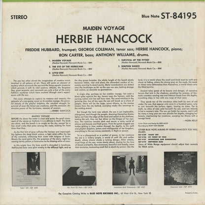 Herbie Hancock / ハービー・ハンコック / Maiden Voyage (BST 84195)