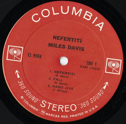 Miles Davis - Nefertiti (CS 9594) LP 1968 US Columbia｜中古LP