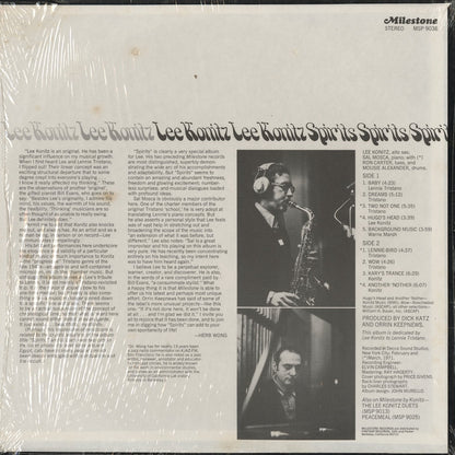 Lee Konitz / リー・コニッツ / Spirits (MSP-9038)