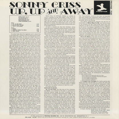 Sonny Criss / ソニー・クリス / Up, Up And Away (SMJ-6268)
