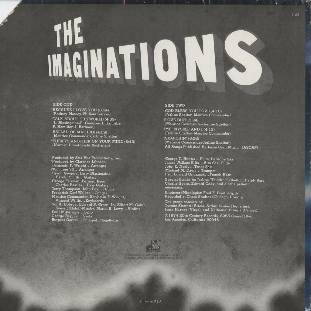 The Imaginations / イマジネーションズ / The Imaginations (T-453