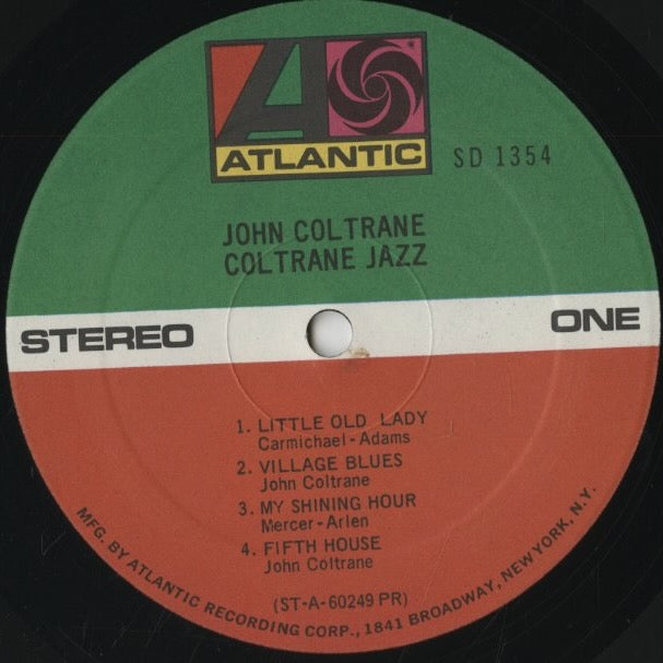 John Coltrane / ジョン・コルトレーン / Coltrane Jazz (SD 1354)