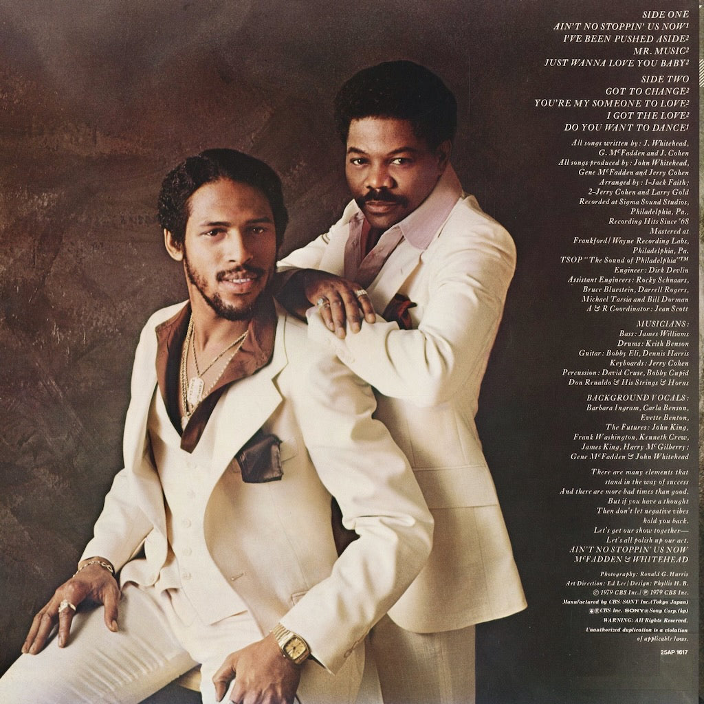 McFadden & Whitehead - McFadden & Whitehead (25AP 1617) 1979 JPN P.I.R.｜中古LP