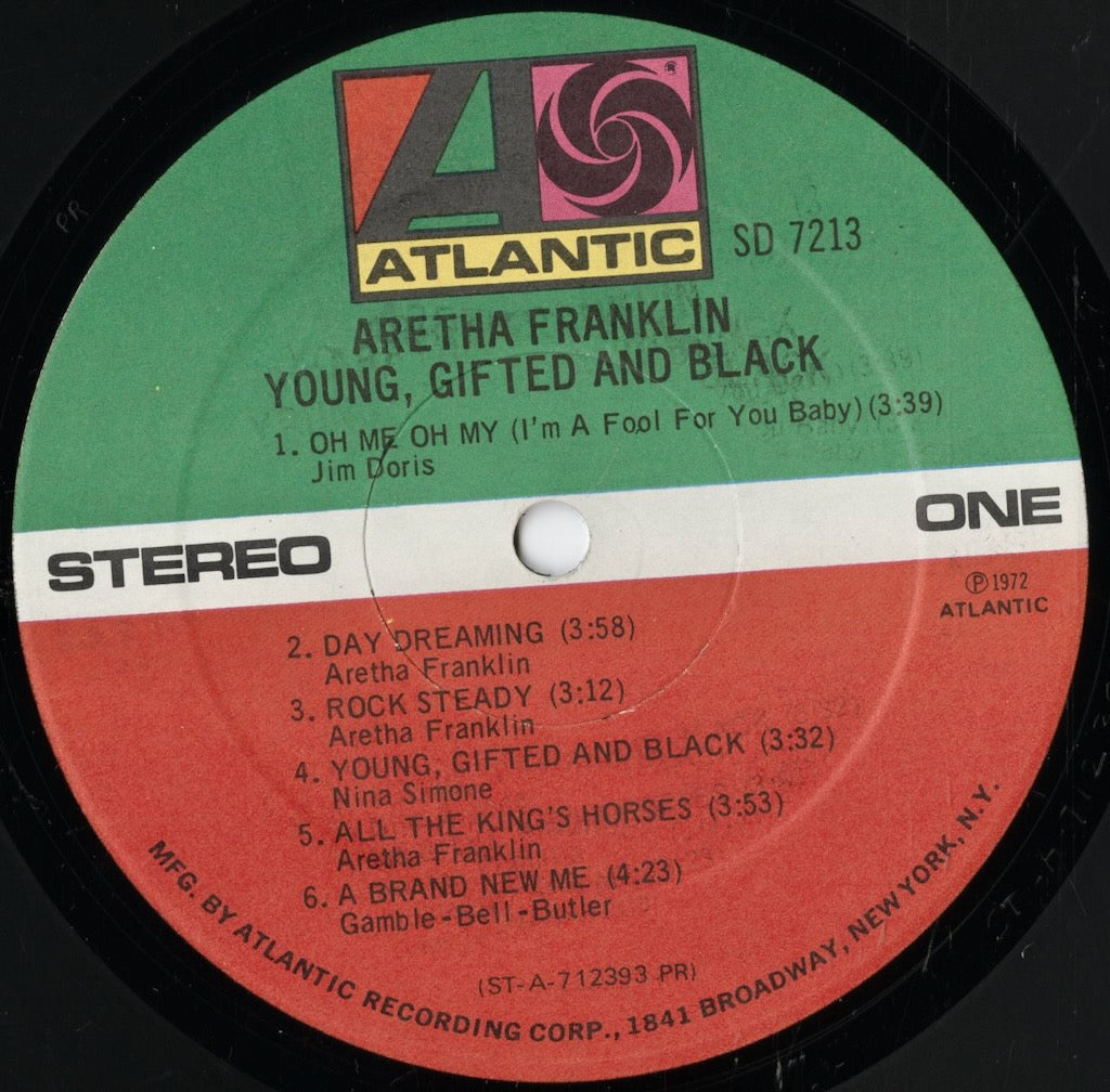 Aretha Franklin / アレサ・フランクリン / Young Gifted And Black (SD 7213)