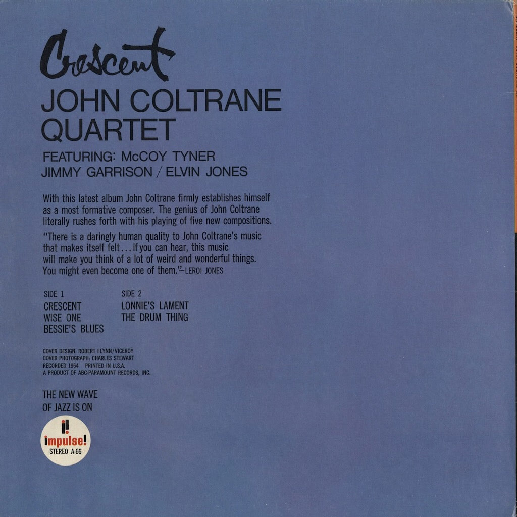 John Coltrane - Crescent (AS-66) 1973 US Impulse｜中古LP