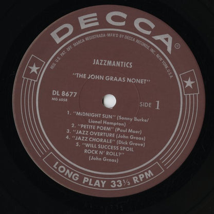 John Graas / ジョン・グラス / Jazzmantics (MVJJ-30013)