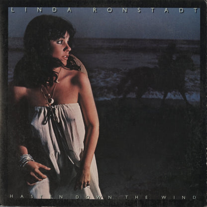 Linda Ronstadt Hasten Down The Wind 7E-1072 LP 1976 USA Asylum